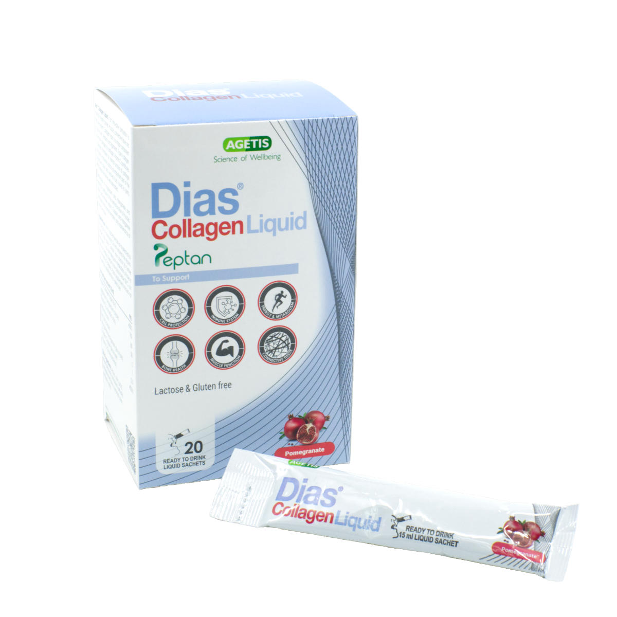 Dias Collagen Liquid Sachet 15ml 20s Dias® 膠原蛋白便攜口服液 20包