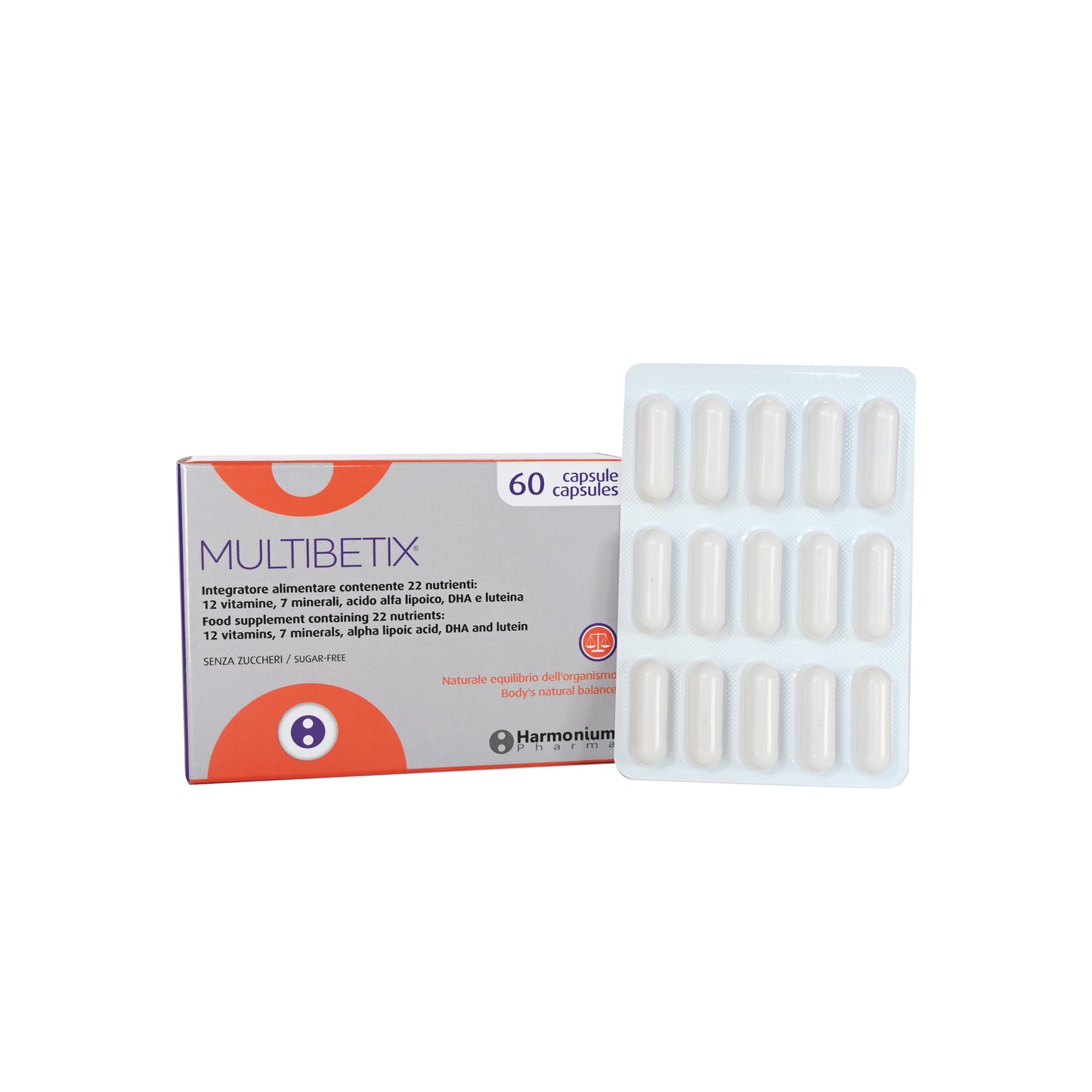 Multibetix Capsules 60s MULTIBETIX® 多種維他命及礦物質膠囊60粒