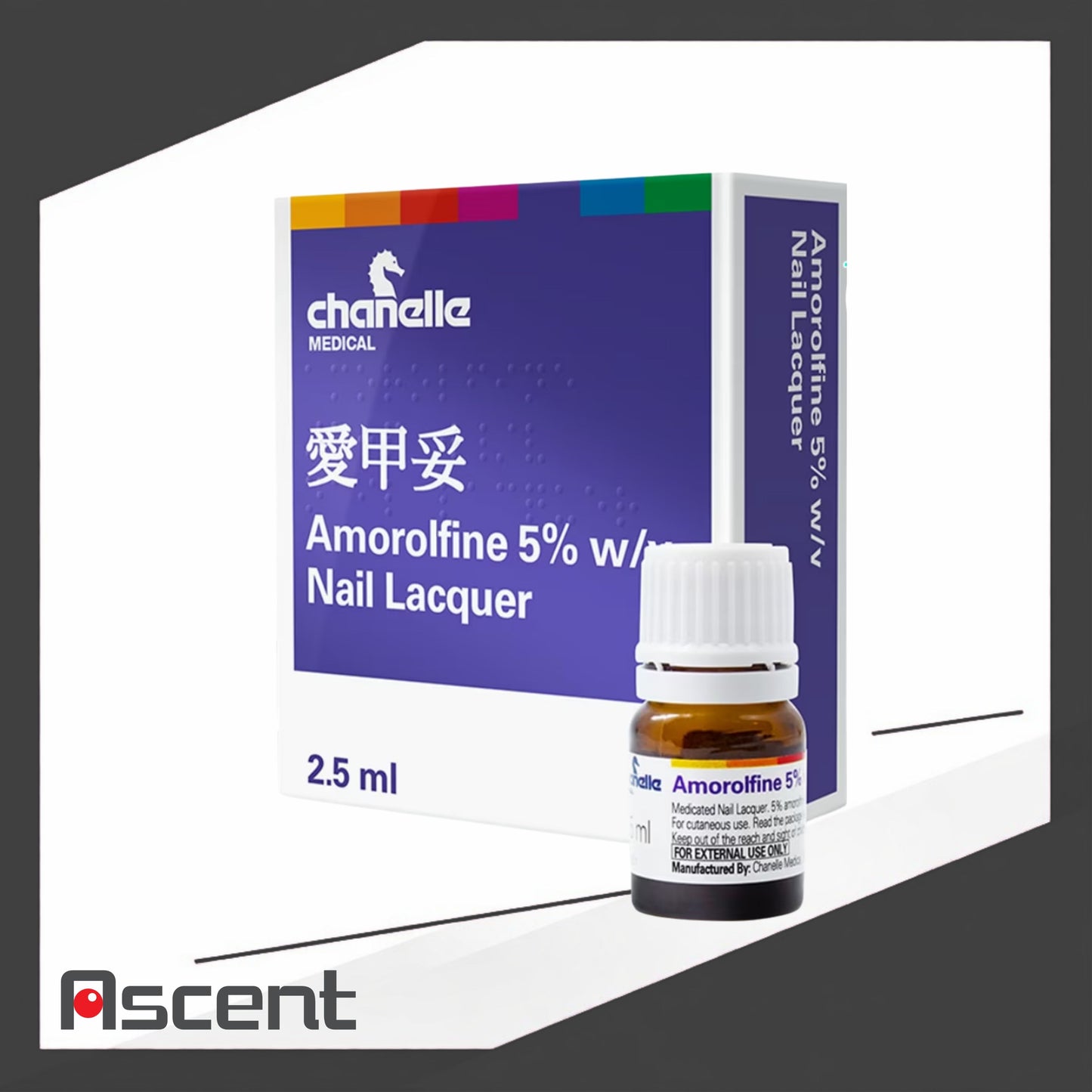 Chanelle Medical Amorolfine 5% Nail Lacquer 2.5ml