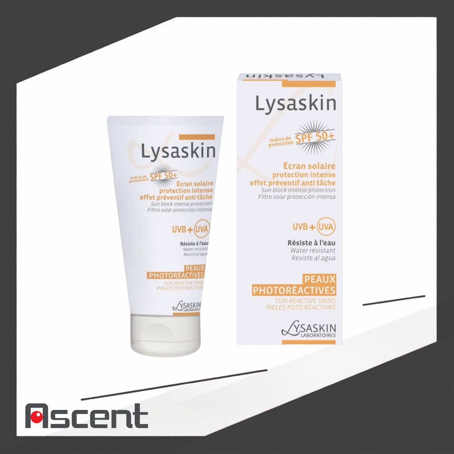 LYSASKIN Sun Block SPF 50+ Cream Tube 40ml