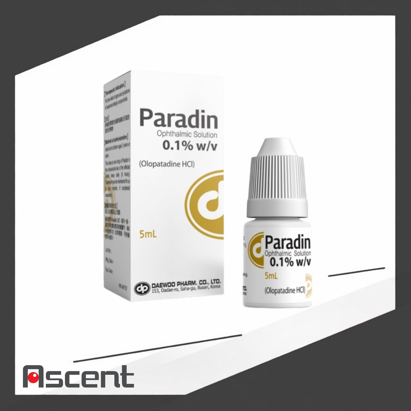 Paradin Ophthalmic Solution 0.1% w/v