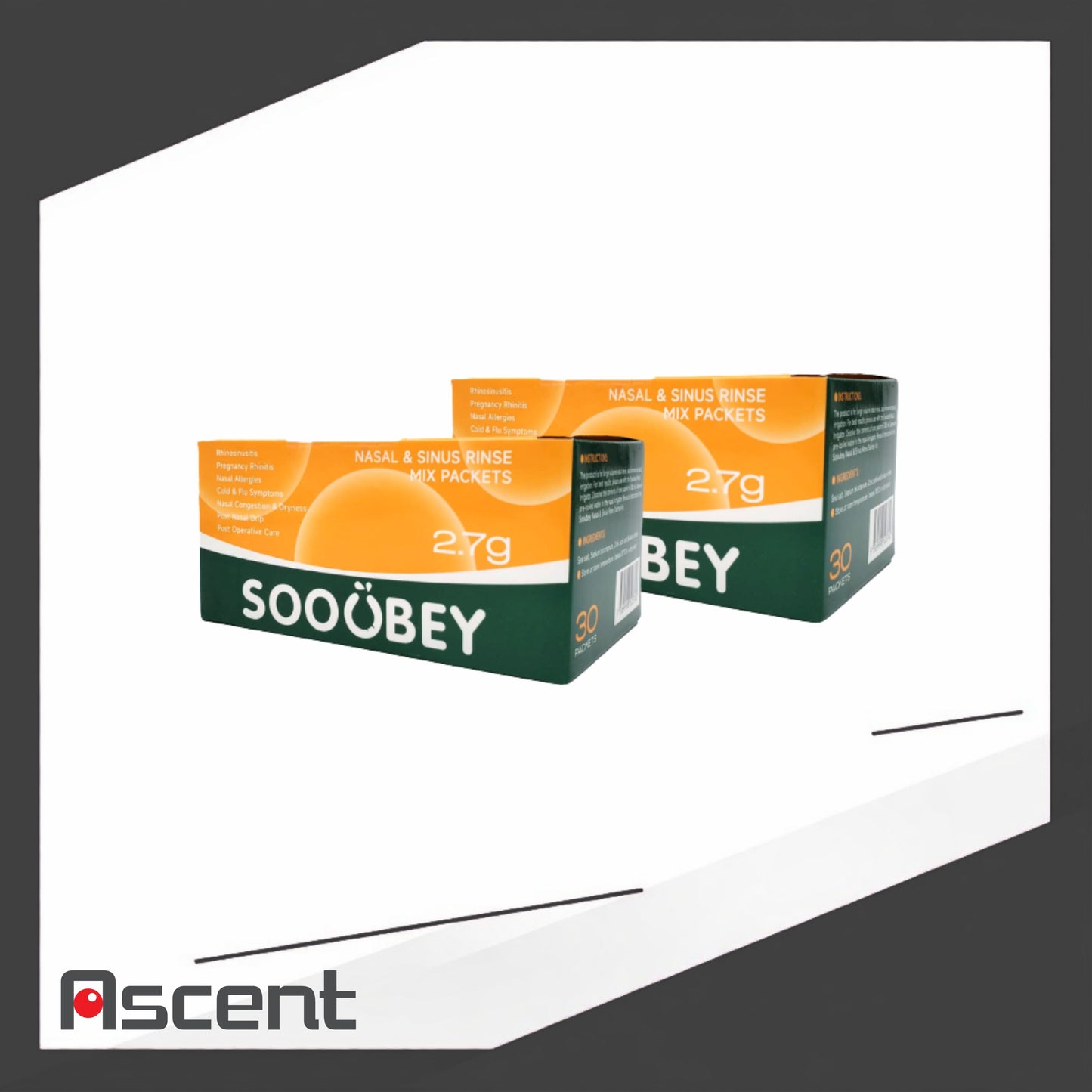 Sooubey Nasal & Sinus Rinse Mix 30 Sachets