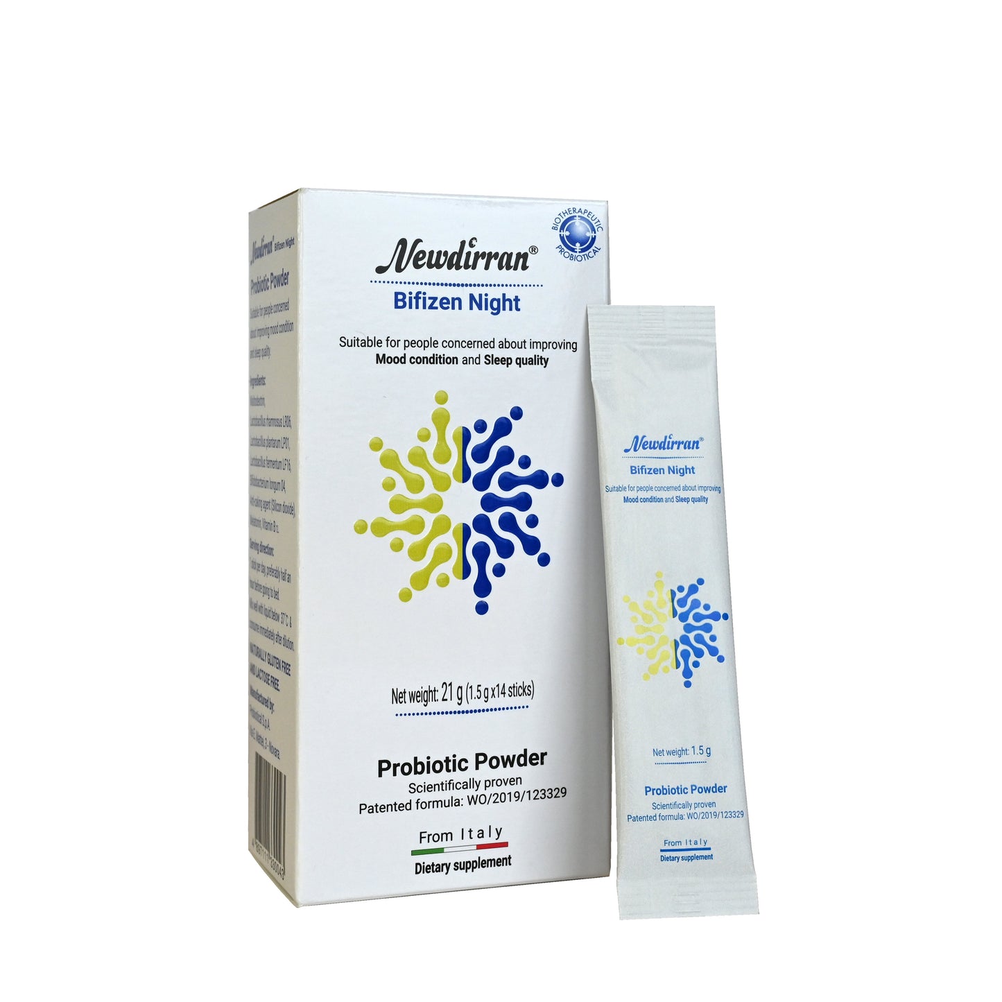 Newdirran BN Probiotics 14 sticks NEWDIRRAN® Bifizen Night 樂睡益益生菌 14 包
