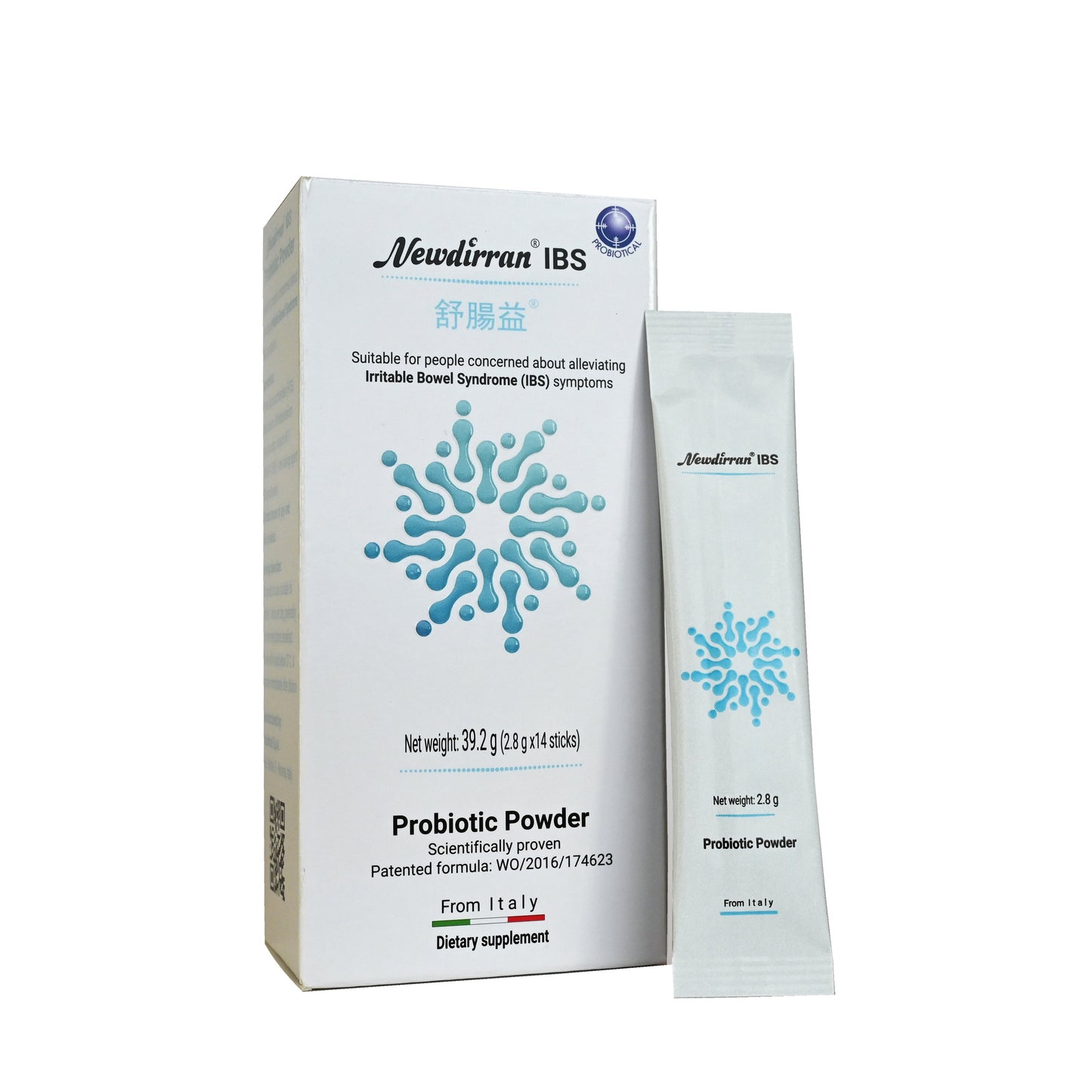 Newdirran IBS Probiotics 14 sticks NEWDIRRAN® IBS 舒腸益益生菌 14 包