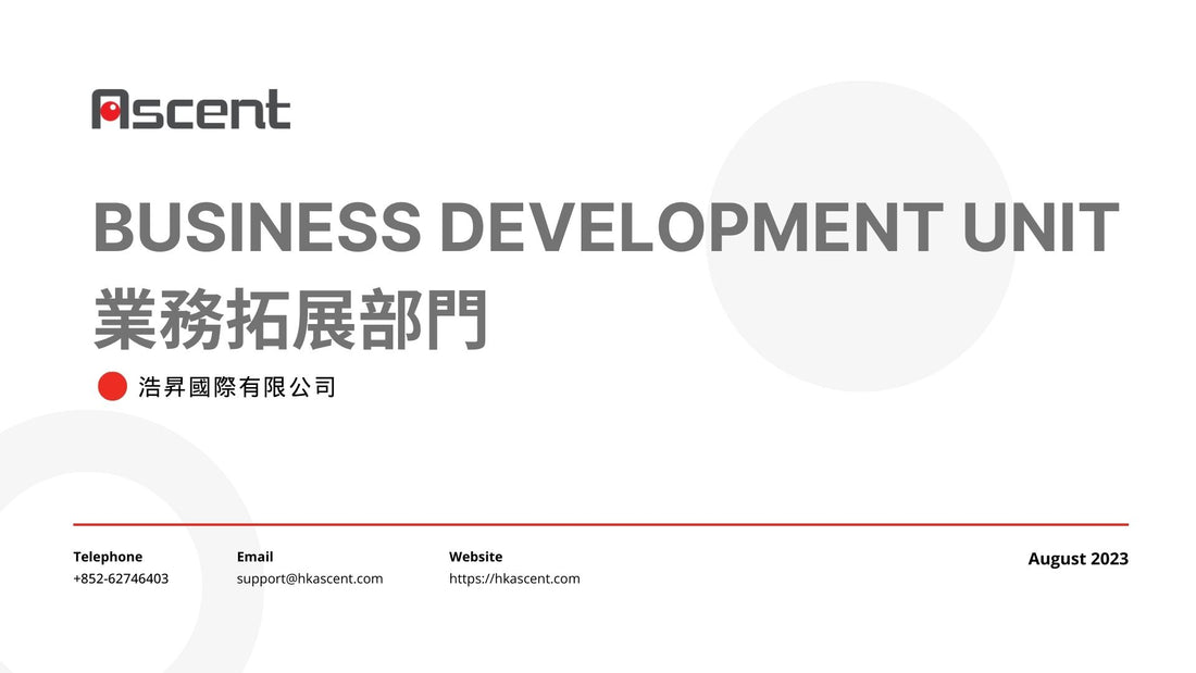 Establishment of business development unit