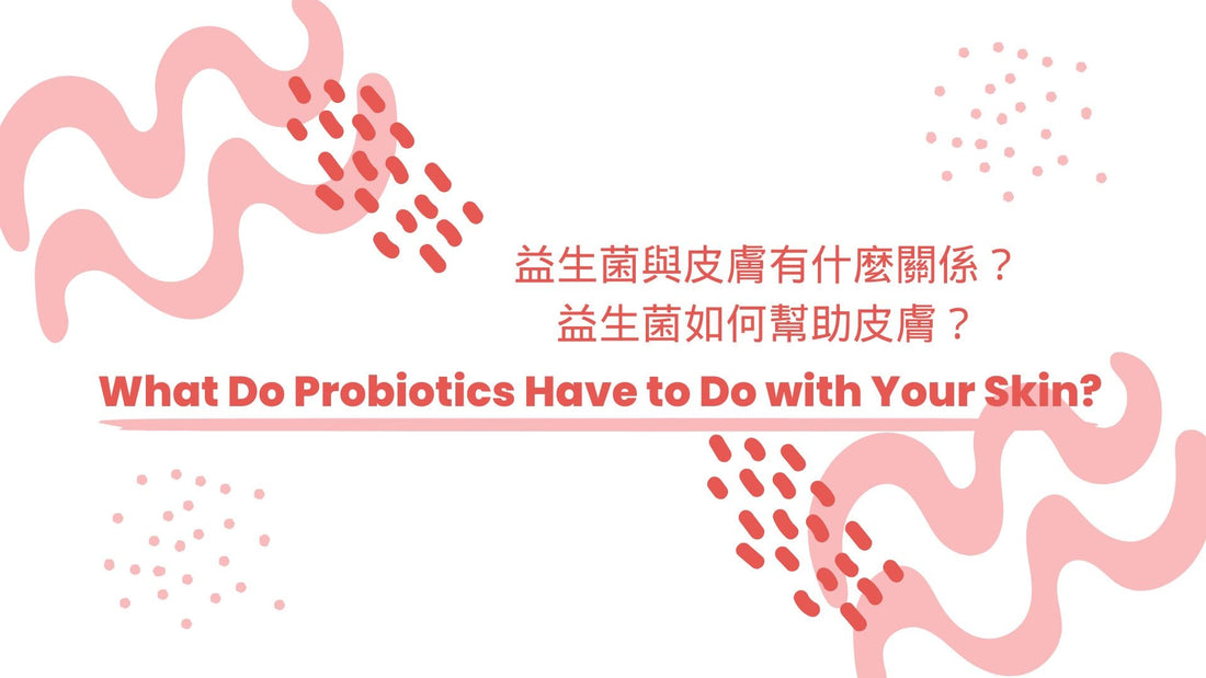 What Do Probiotics Have to Do with Your Skin? 益生菌與皮膚有什麼關係？益生菌如何幫助皮膚？