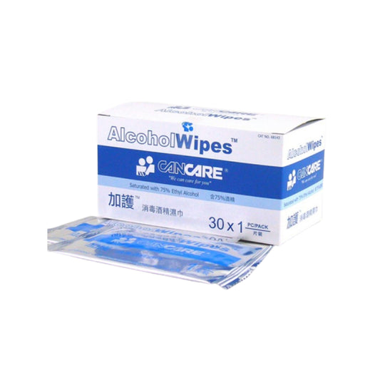 Cancare™ 加護™ 消毒酒精濕巾 30片装