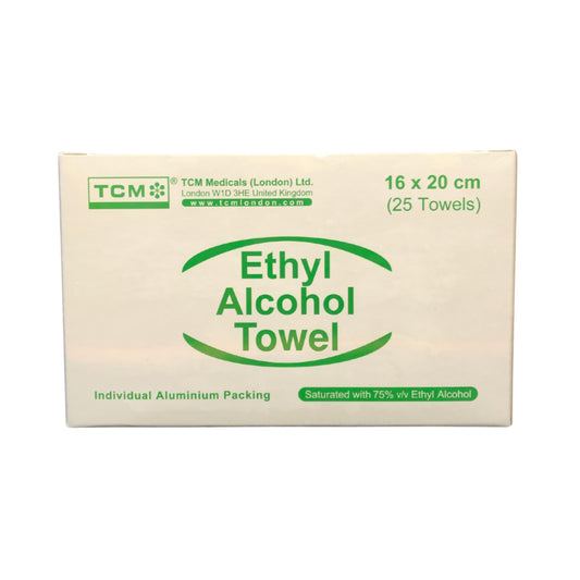 TCM 酒精消毒濕紙巾 25張