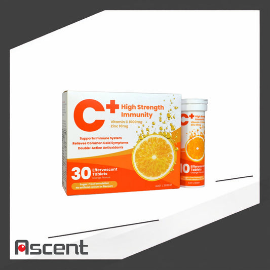 AWS360 C + Zinc effervescent tablets 30s