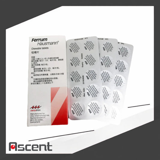 FERRUM HAUSMANN Chewable Tab 100MG 30's
