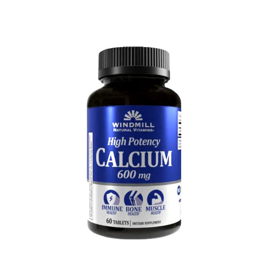 Windmill High Potency Calcium 600mg 60s	Windmill 高濃度碳酸鈣 600mg 60s